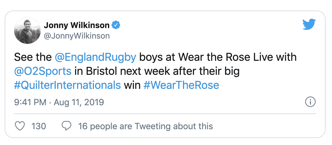 O2 RWC - Influencers
